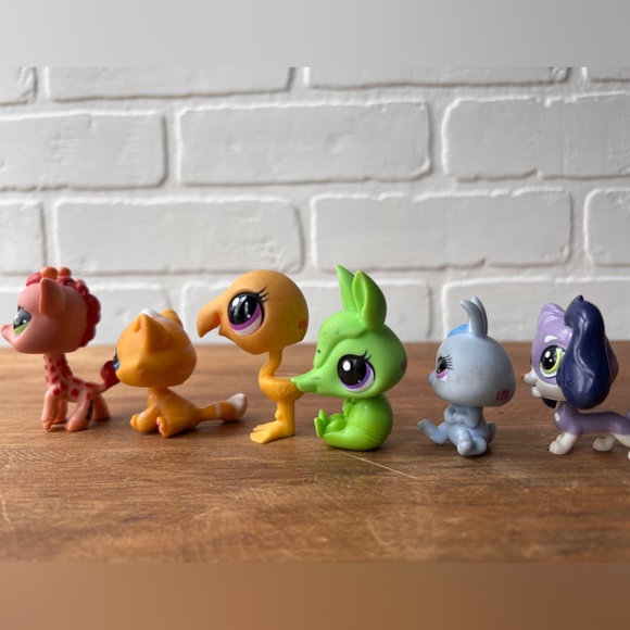 LPS Littlest Pet Shop LOT Rainbow Animals 6pc. - Picture 9 of 11